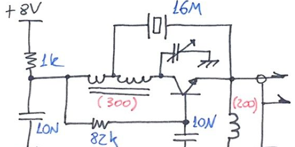 泛音晶體振蕩器電路